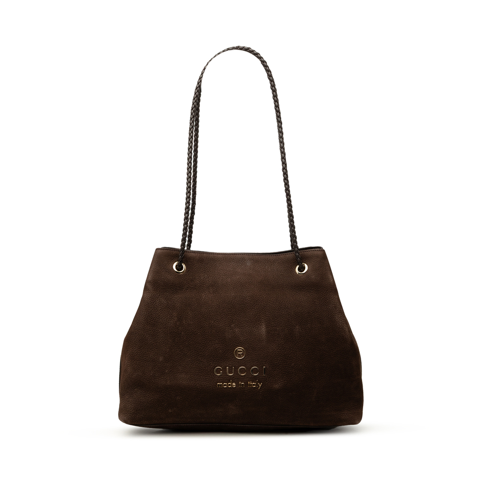 Pre-Loved Gucci Medium Nubuck Gifford Tote